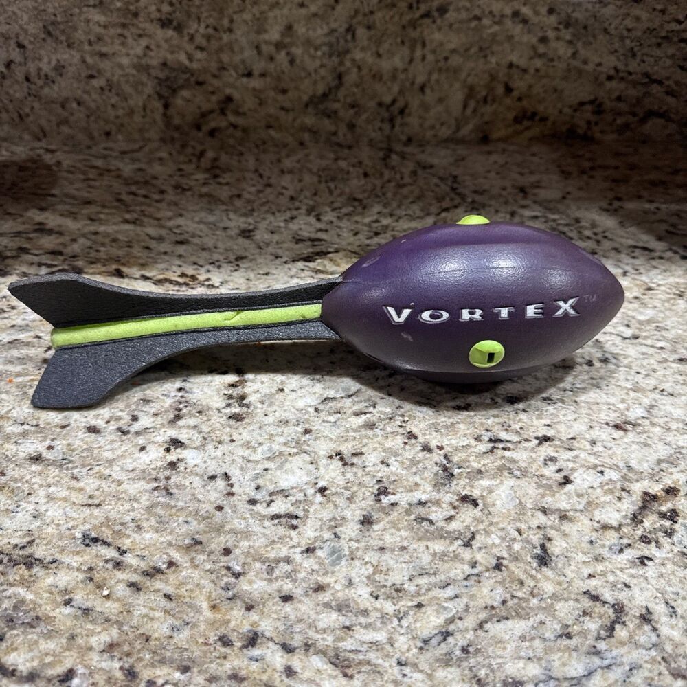 Vintage 1990's Nerf Vortex PURPLE HOWLER Mini Foam Screaming Football Toy RARE